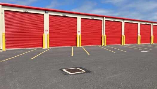 Drive-up storage units