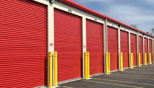 Drive-up storage units