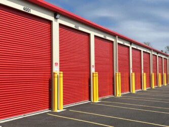 Drive-up storage units