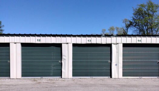 Drive-up storage units