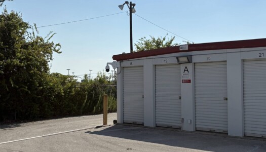 Small drive-up storage units