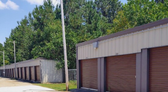 Drive-up storage units