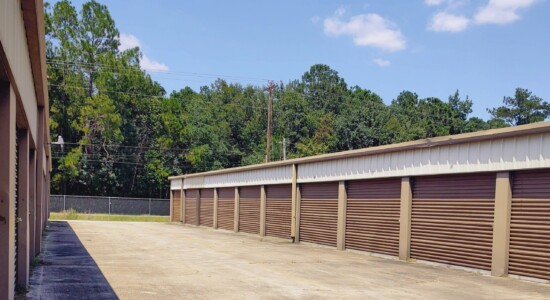 Drive-up storage units