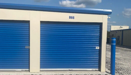 Drive-up storage units