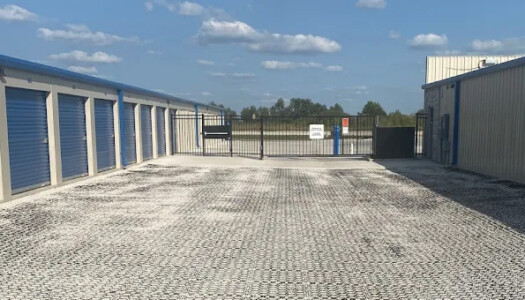 Drive-up storage units