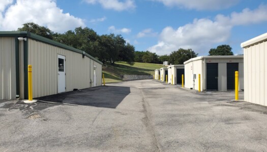 Drive-up storage units