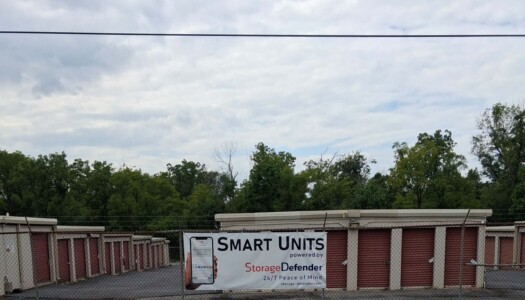 Drive-up storage units