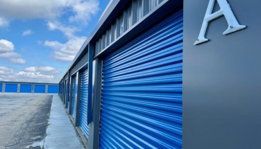Drive-up storage units