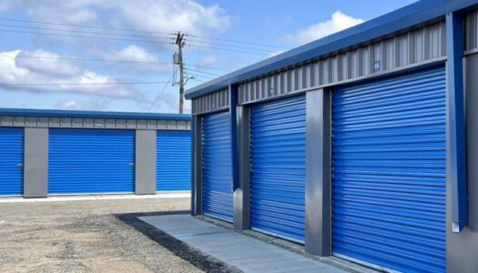 Drive-up storage units