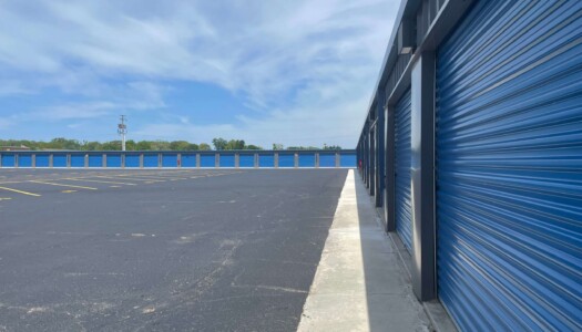 Drive-up storage units