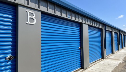 Drive-up storage units