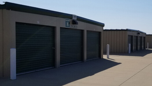 Drive-up storage units