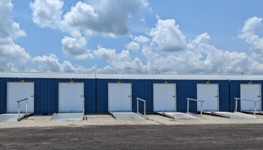 Drive-up storage units