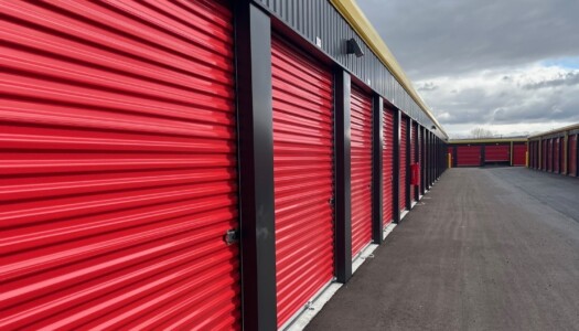 Drive-up storage units