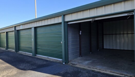 Drive-up storage units