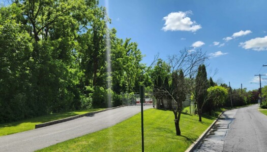 Entrance to the facility