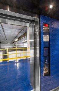 Inside Elevator in Storage Sense Appleton WI