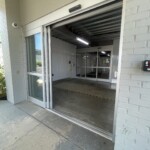 Entrance to the facility