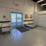 entrance to temperature-controlled storage units