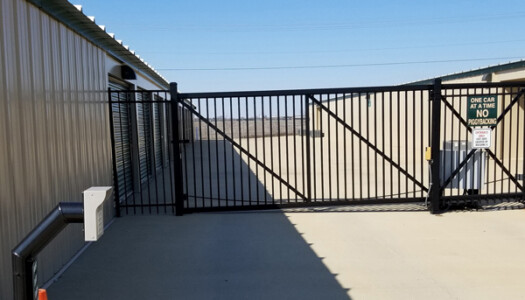 Secure gated entrance