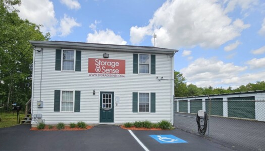 Office and entrance to self storage facility