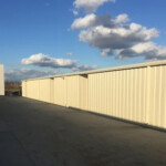 Entrance to temperature-controlled storage units