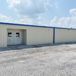 Entrance to temperature-controlled storage units