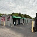 entrance to the storage facility