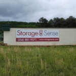 Exterior Signage at Storage Sense in Huntsville AL - Green Cove