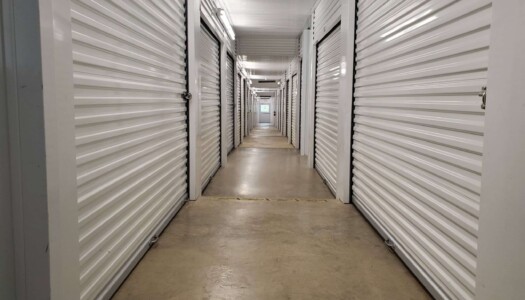 Indoor storage units with temperature control