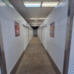 Hallway of temperature-controlled storage units
