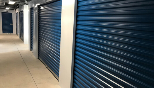 Indoor climate-controlled storage units