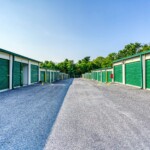 Wide Drive Aisles at Storage Sense on Locust Lane