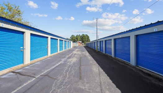 drive-up storage units at Storage Sense in Hohenwald TN