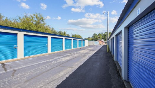 drive-up storage units at Storage Sense in Hohenwald TN