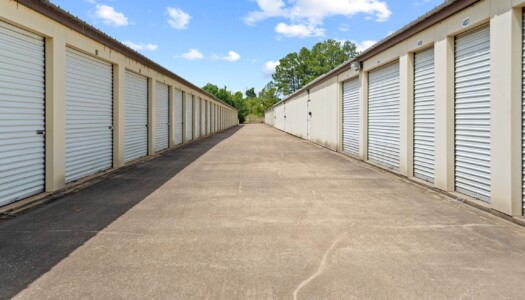 drive up storage units at Storage Sense in Huntsville, TX