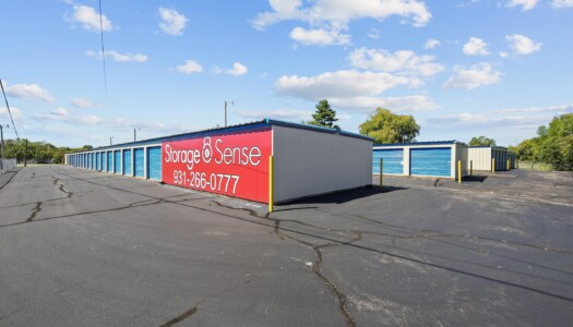 drive-up storage units at Storage Sense in Hohenwald TN