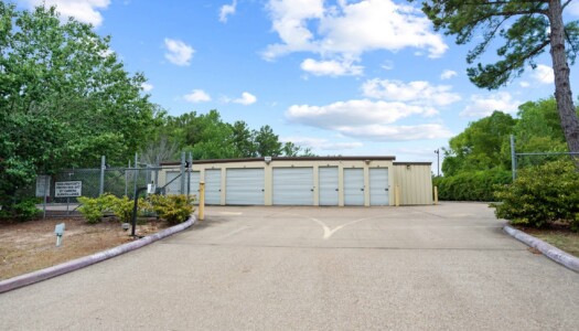 drive up storage units at Storage Sense in Huntsville, TX