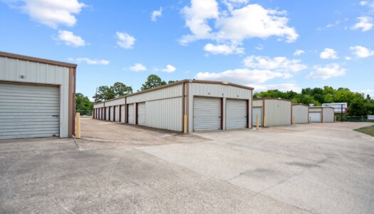 drive up storage units at Storage Sense in Huntsville, TX