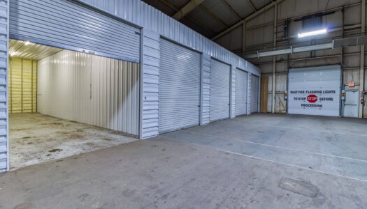 Well Lit Storage Units in Jackson MI on South Meridian Road