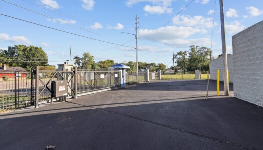 front gate at Storage Sense in Pulaski TN