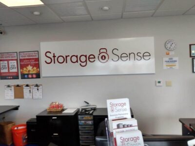 Interior Office Sign at Storage Sense in Appleton WI