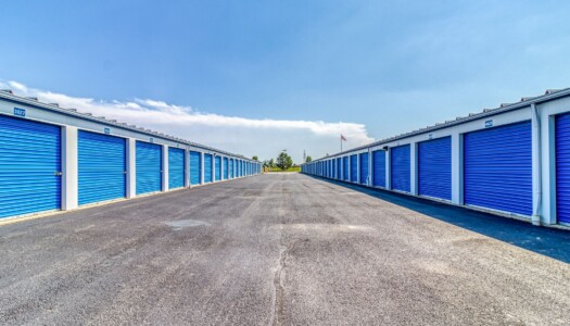 Wide Drive Aisles at Storage Sense in Flat Rock MI