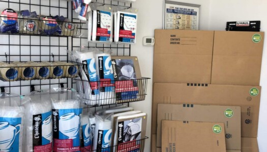 Moving Supplies at Storage Sense in Limestone Township of Kankakee IL