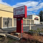 Signage at Storage Sense in Clinton MA on Allen Street