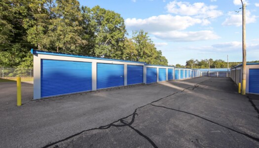 drive-up storage units at Storage Sense in West Waverly TN