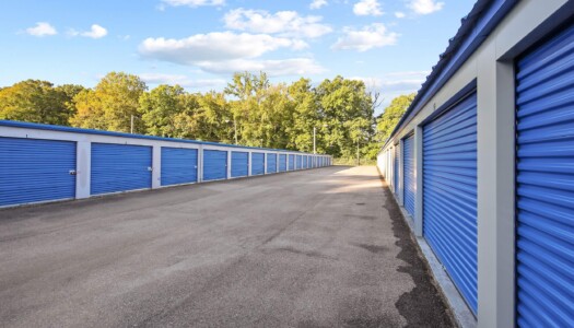 drive-up storage units at Storage Sense in West Waverly TN