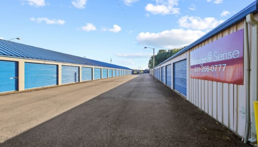 drive-up storage units at Storage Sense in West Waverly TN