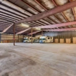 Large indoor RV, boat, and vehicle storage