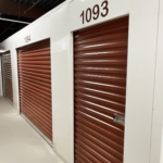 Indoor climate-controlled storage units